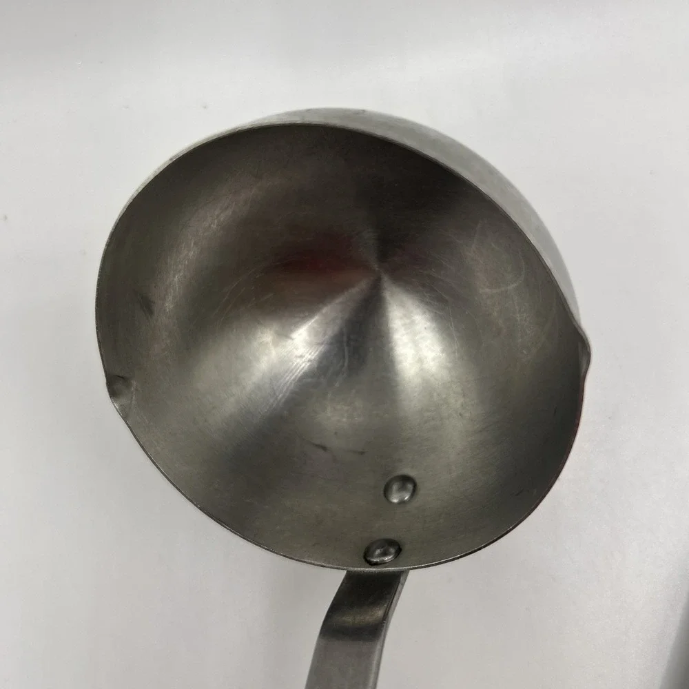 Vintage Ecko stainless steel Ladle & Frosting Knife Black Handle Daisy's 1960's